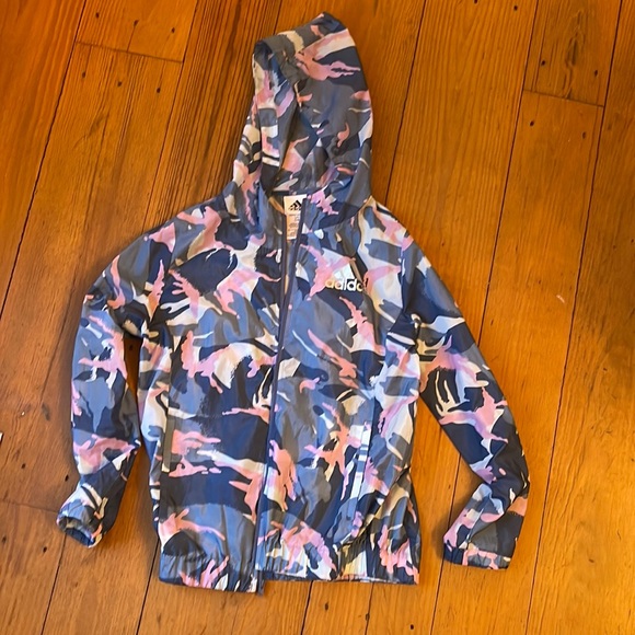 Girls Adidas Windbreaker - Picture 1 of 3